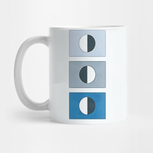 High Contrast Blue Mug